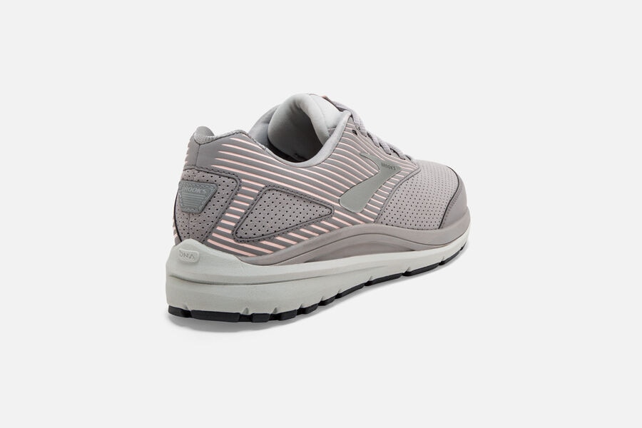 Brooks Running Shoes - Addiction Walker Suede Womens - Grey - KIU-360192